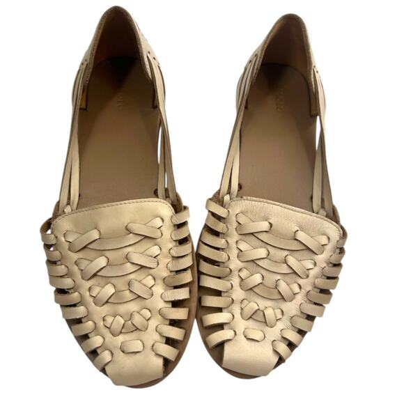 Nisolo Huarache Sandal bone leather Sz 9.5 - Picture 6 of 7